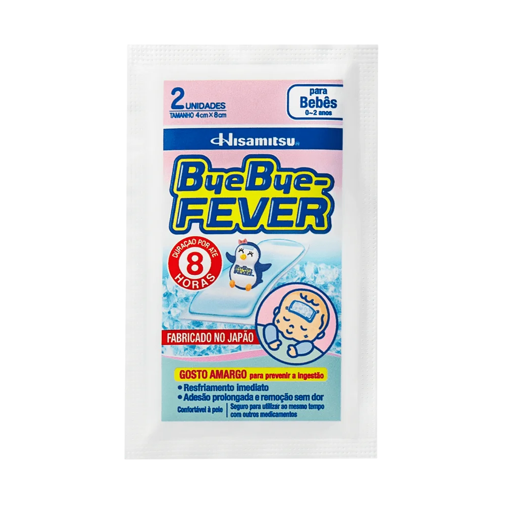 Bye Bye Fever Bebes com 02 Un Adesivos