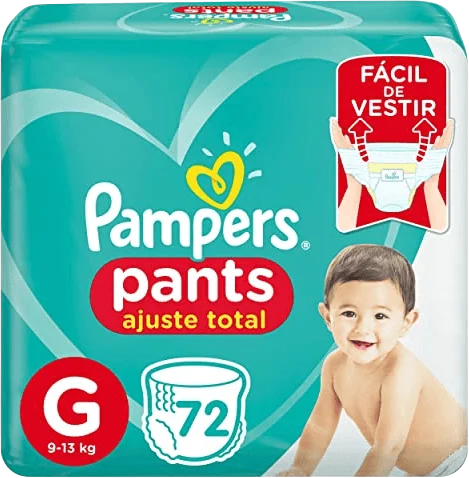 Fralda Pampers Pants Ajuste Total