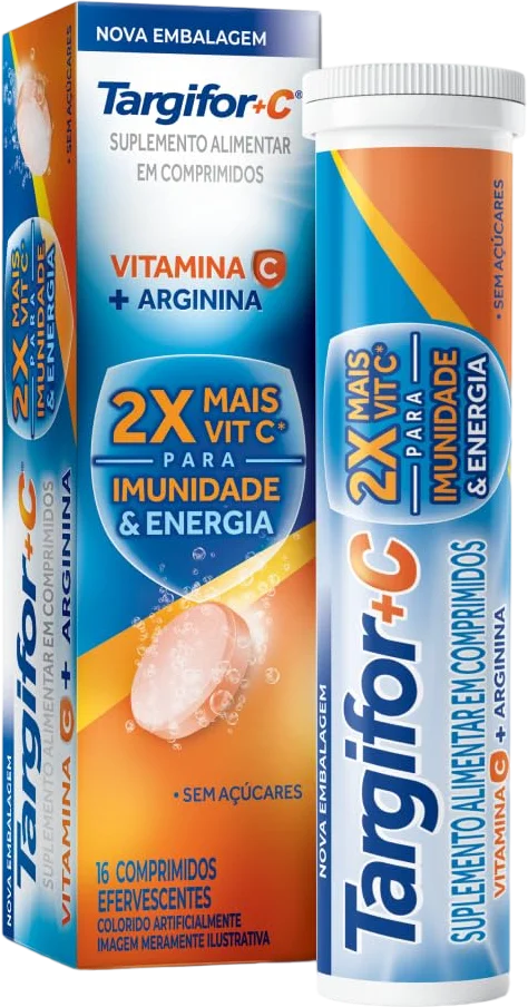 Targifor C 1g + 1g com 16 Comprimidos Efervescentes