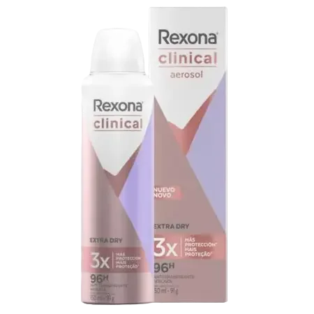 Desodorante Aerossol Rexona Clinical 150ml