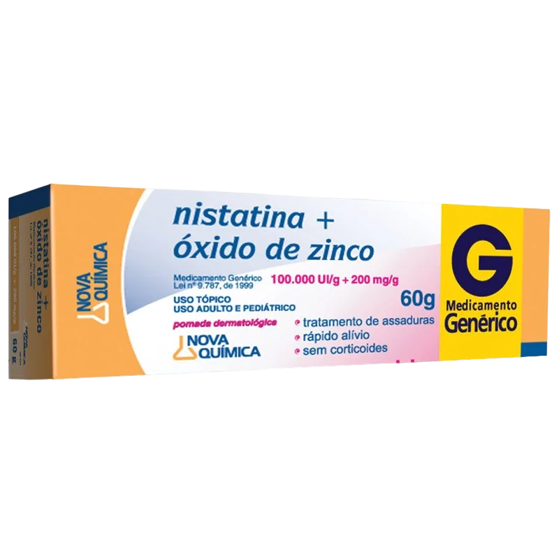 Nistatina+Oxido de Zinco Pom Derm 60g