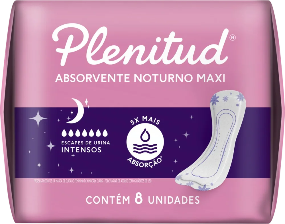 Absorvente Plenitud Femme Noturno Incontinência