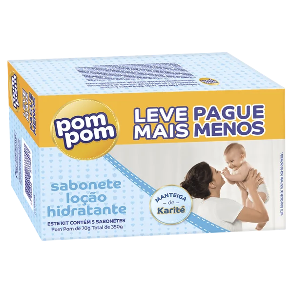 KIT SAB POM POM 70G INF HIDRATANTE LV5 PG4