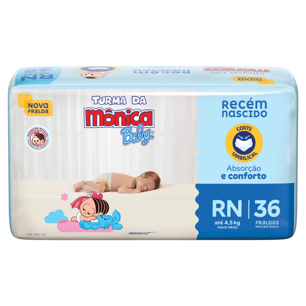 Fralda Turma Da Monica Baby