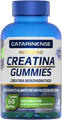Creatina Gummies Catarinense C/60 Past Maçã Verde