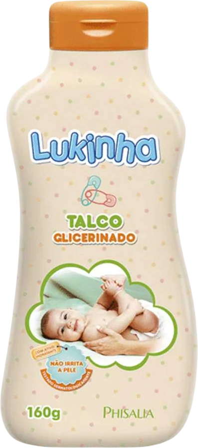 TALCO LUKINHA 160G GLICERINADO