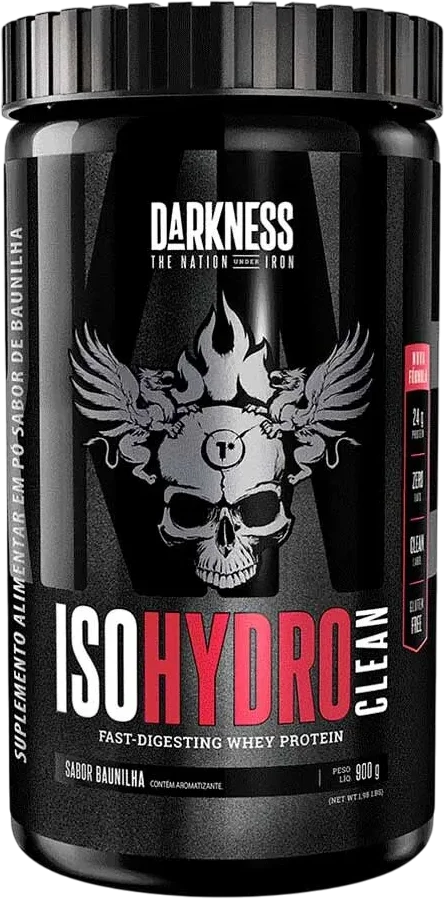 Whey Iso Hydro Clean Darkness 900G Sabores