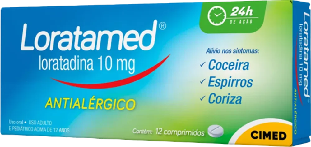 Loratamed 10mg com 12 Comprimidos