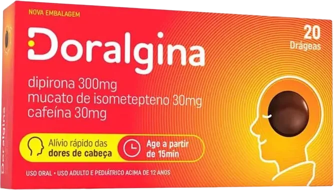 Doralgina com 20 Comprimidos Revestidos