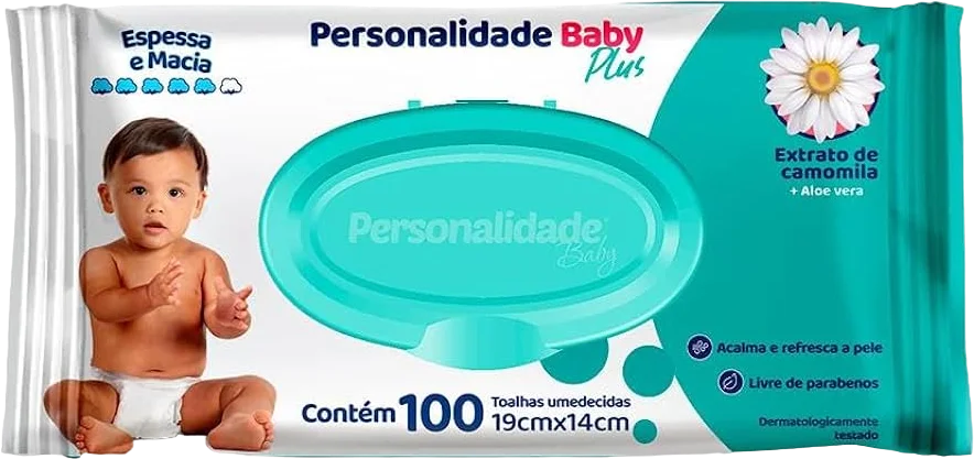 Lenco Umed Personalidade Baby Plus COM 100 Ext Camomila