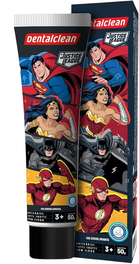 Gel Dent Inf 50g Dentalclean Justice League