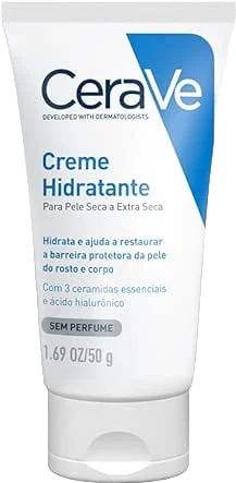 Cerave Creme Hidratante 50g Pele Seca e Extra Seca