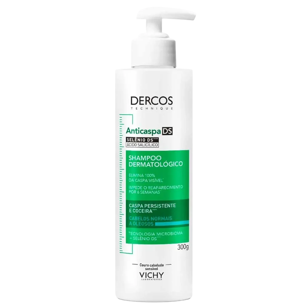 Shampoo Vichy Dercos 300g Anticaspa Cabelos Oleosos