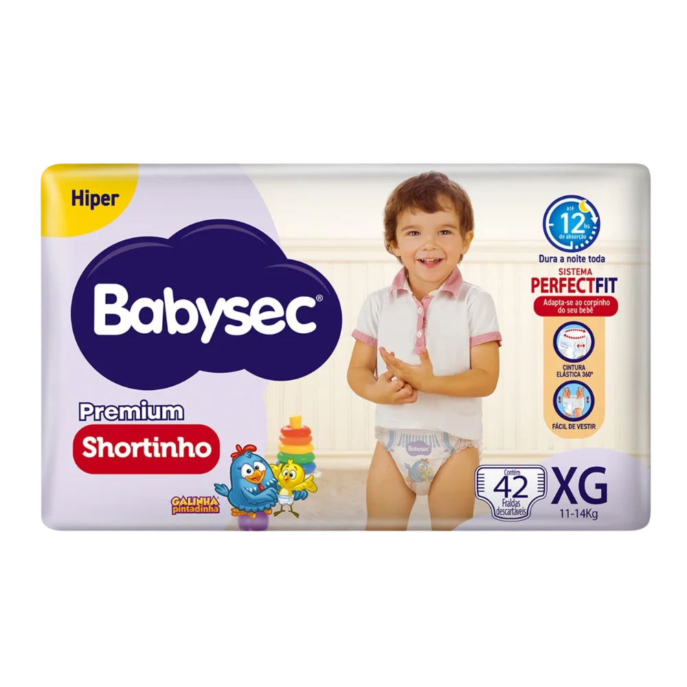 Fralda Babysec Premium Shortinho Hiper
